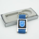 Breloc metalic cu material textil Universitatea Craiova