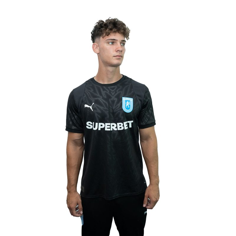 Tricou Oficial de Joc 25-26 deplasare negru Universitatea Craiova - Imagine 2