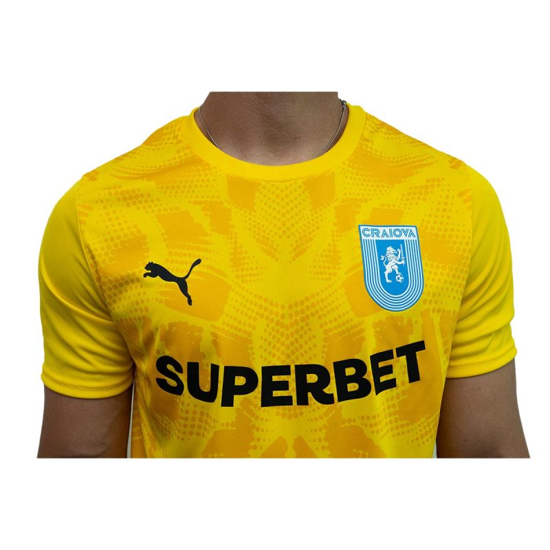 Tricou Oficial de Joc 25-26 portar galben Universitatea Craiova - Imagine 3