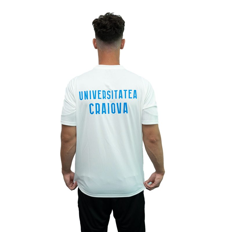 Tricou antrenament 25-26 alb Universitatea Craiova - Imagine 3