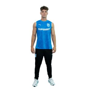 Tricou fara maneci  antrenament 25-26 albastru Universitatea Craiova